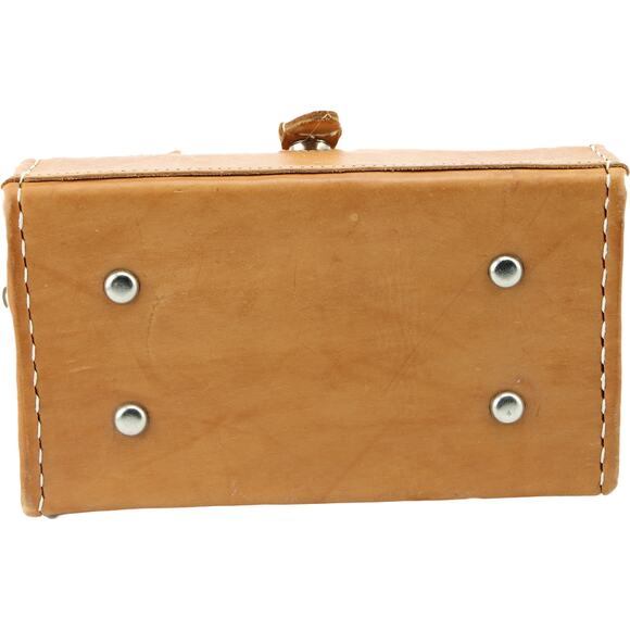 Satchel Saddle Style Hand Tooled Boho Western Cowgirl Chic Leather Purse Bag - Picture 14 of 16